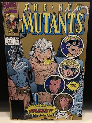Buy New Mutants #87 Comic , Marvel Comics 1st App Cable 2nd Print • 10.45£