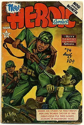 Buy HEROIC COMICS #74 1952 War Stories • 20.55£