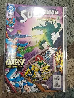 Buy Superman V.2 # 74 - 1st Doomsday Vs. Superman NM- Cond. • 4.74£