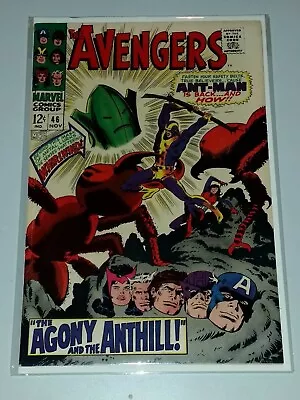 Buy Avengers #46 Fn+ (6.5) Marvel Comics Iron Man Thor Glossy November 1967 ** • 39.99£
