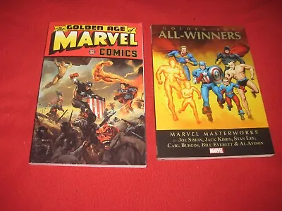 Buy Golden Age All-winners Masterworks Vol 1 1-4 Marvel Comics Graphic Novel Tpb • 90£