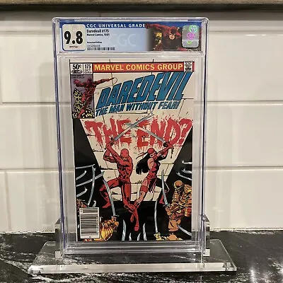 Buy Daredevil #175 CGC 9.8 “Newsstand Edition” Low Pop Custom Label Miller & Klaus • 315.49£