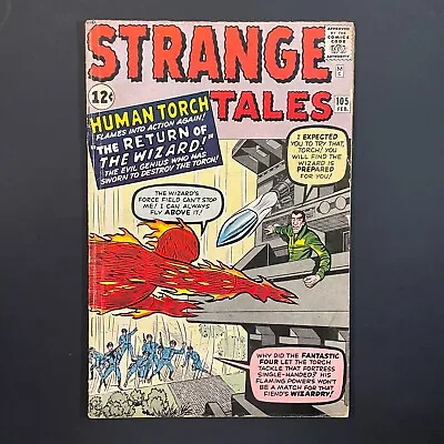 Buy Strange Tales 105 2nd Wizard Silver Age Marvel 1963 Fantastic Four Lee Kirby • 90.64£