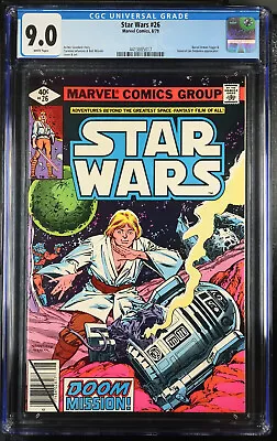 Buy Star Wars #26 CGC 9.0 White Pages • 39.72£