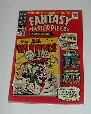 Buy 1967 Marvel FANTASY MASTERPIECES # 10 REPRINTS ALL WINNERS SQUAD 1st APPEARANCE • 23.89£