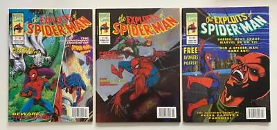 Buy Exploits Of Spider-Man #7, 8 & 9 All Posters Attached (Marvel UK 1993) NM Mags • 22.46£