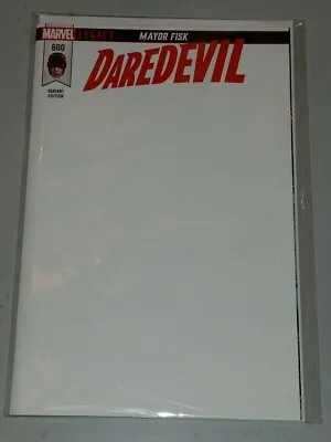 Buy Daredevil #600 Marvel Comics Blank Sketch Cover May 2018 Nm+ (9.6 Or Better) • 19.99£