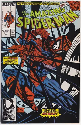 Buy The Amazing Spider-Man #317, Marvel Comics 1989 FN/VF 7.0 McFarlane Venom • 17.61£