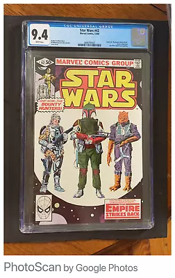 Buy Star Wars #42 CGC 9.4 Marvel Comics (1980) First Appearance Boba Fett!!! • 259.84£