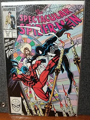 Buy Peter Parker The Spectacular Spider-Man #137 (Marvel, 1988) VF+/NM Bag Board • 14.19£