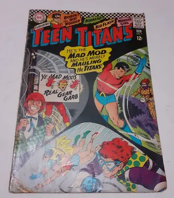 Buy Teen Titans Comic  No 7 Feb 1967 1st Appearance: The Mad Mod, Merchant Of Menace • 7.95£