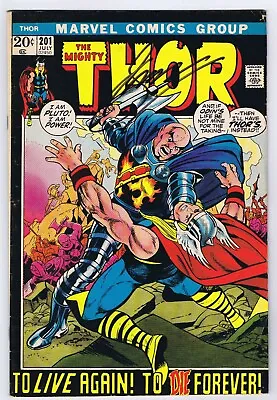 Buy Thor #201 GD Signed W/COA By Gerry Conway 1972 Sif Ego Marvel Comics • 37.94£