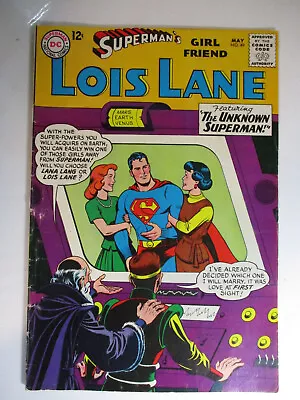 Buy Superman's Girl Friend Lois Lane #49, Unknown Superman, VG/F, 5.0, White Pages • 13.99£