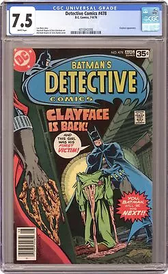 Buy Detective Comics #478 CGC 7.5 1978 4016842006 • 32.93£