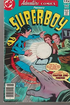 Buy Dc Comics Adventure Comics #458 (1978) Superboy 1st Print F • 3.25£