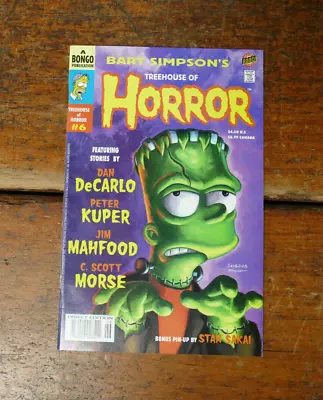 Buy Bart Simpson's Treehouse Of Horror #6 Bongo Comics 2000 Homage Cover Nice Shape • 19.95£