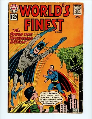Buy Worlds Finest Comics #128 Comic Book 1962 VG/FN DC Superman Batman Robin • 16.06£