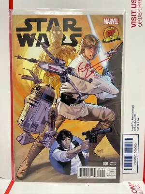 Buy Star Wars #1 (2015), Signed By Greg Land, Dynamic Forces COA 92/1977 • 19.77£