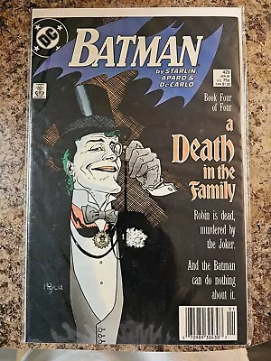 Buy Batman #429 (1988) Newsstand - A Death In The Family Part 4 DC Comics FN-VF  • 15.98£