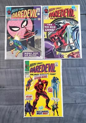 Buy Daredevil #17, #22, #27 (1966-1967) Silverage Lot Mid Grades • 79.17£