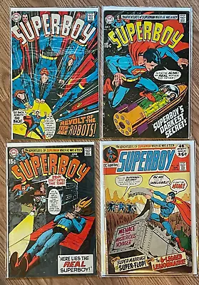 Buy Superboy #155, 166, 158, 181-**FOUR COMIC LOT!** - DC Comics -1970 • 14.34£
