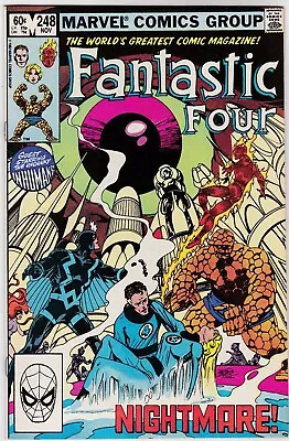 Buy Fantastic Four #248, November 1982! John Byrne Story And Art! Marvel Classic!! • 4£