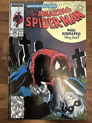 Buy The Amazing Spider-man Issue #308 ***todd Mcfarlane Taskmaster App*** Grade Vf- • 9.95£