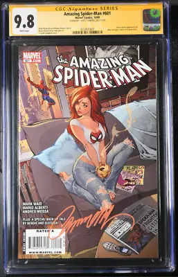 Buy Amazing Spider-Man (1963) #601 CGC Signature Series 9.8 NM/MT • 852.73£