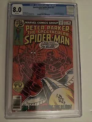 Buy Peter Parker Spectacular Spiderman 27 Cgc 8.0 Pre Daredevil 158 Miller • 46.61£