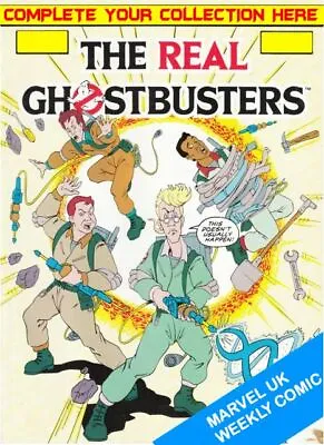 Buy The Real Ghostbusters Marvel UK - UK Weekly Comic - Complete Your Collection • 3.99£
