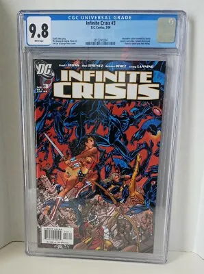 Buy Infinite Crisis Issue #3 - CGC Graded 9.8 2006 Jamie Reyes. Perez Cover • 120.05£
