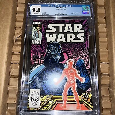 Buy Star Wars #76 CGC 9.8 Death Of Admiral Tower DARTH VADER COVER 1983 1ST PRINT • 158.08£