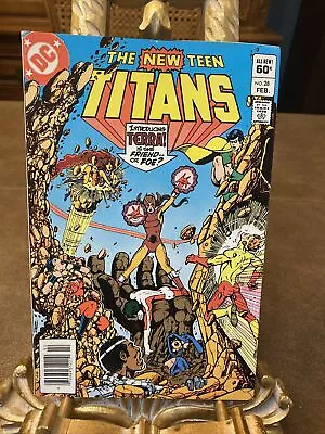 Buy New Teen Titans #28 (DC Comics 1983) *Newsstand* 1st Cover Appearance Of Terra • 4.01£