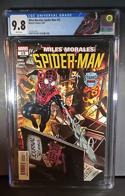 Buy Miles Morales: Spider-Man #15 1st Strange Academy Preview Marvel 2020 CGC 9.8 • 47.96£