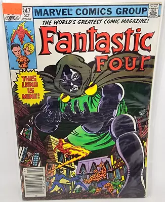 Buy Fantastic Four #247 Kristoff Vernard (doom Ii) 1st App *1982* Newsstand 6.0 • 2.37£
