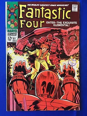 Buy Fantastic Four #81 VFN- (7.5) MARVEL ( Vol 1 1968) Crystal Joins The FF • 65£