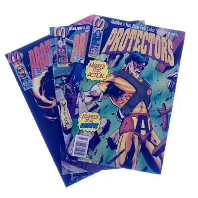 Buy Retro Comic Job Lot: Protectors 1992 #3, 4 & 6 • 9£