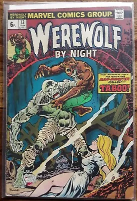 Buy Werewolf By Night #13 1974 1st App Topaz & Taboo Bronze Age • 15£