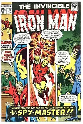 Buy Iron Man #33 Fine+ • 36.32£