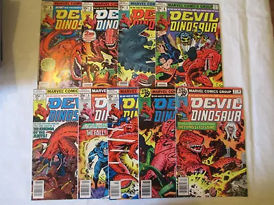 Buy Marvel Comics Devil Dinosaur Issues 1 - 9 Jack Kirby 1978 • 60£