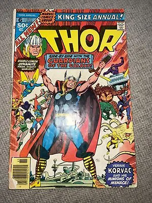 Buy The Mighty Thor King-Size Annual 6 From 1977 G Of G Korvac 2nd App Origin • 11.87£