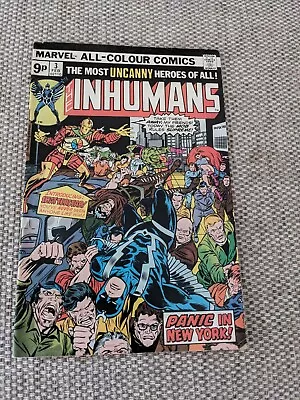 Buy The Inhumans #3 Marvel Comics Feb 1975 1st Shatterstar George Perez Art • 7.99£