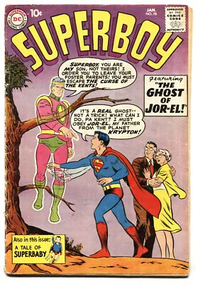 Buy Superboy #78 - 1960 - DC - VG- - Comic Book • 64.08£