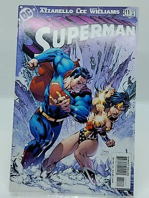 Buy Superman #211 VF/NM Jim Lee Cover DC 2005 • 2.34£
