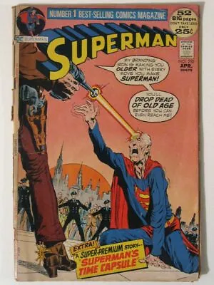 Buy SUPERMAN #250 (April 1972) Vs TERRA-MAN! Neal ADAMS Cover! Bronze-Age Giant! • 8.02£