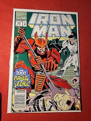 Buy IRON MAN 281 1992 NEWSSTAND 1st War Machine Armor Cameo Marvel Comics 🔥 • 8.03£