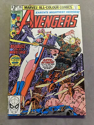 Buy Avengers #195, Marvel Comics, 1980, 1st Cameo Taskmaster, FREE UK POSTAGE • 15.99£
