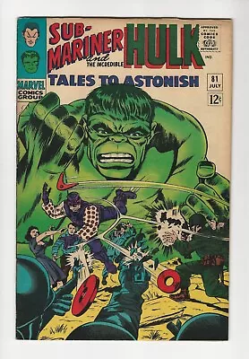 Buy Tales To Astonish 81 (Marvel 1966) 1st Boomerang 6.0 • 27.98£