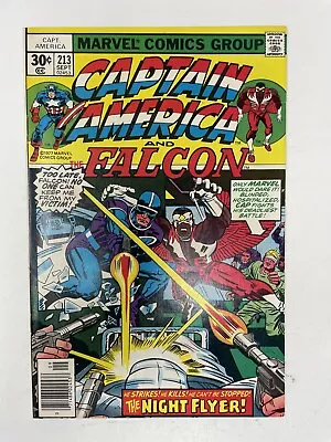 Buy Captain America #213 Marvel Comics 1977 MCU • 7.58£