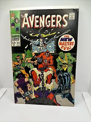 Buy Avengers #54 - July 1968 - Silver Age - 1st New Masters Of Evil & Cameo Ultron 5 • 127.92£